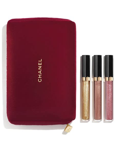 chanel lip gloss gift set.